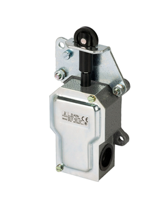 Łącznik krańcowy D-429R, 1NO+1NC wolne, popychacz stalowy z rolką, metal IP40, 2xPG17