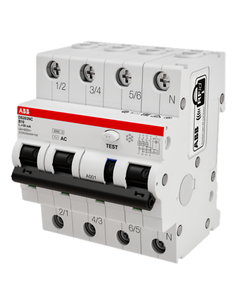 Wyłącznik różnicowo-nadprądowy DS203NC-B10-AC30, 3P+N, char. B 10A, 30mA, typ AC