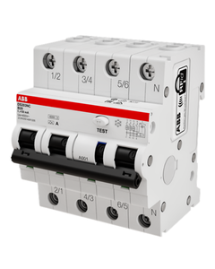 Wyłącznik różnicowo-nadprądowy DS203NC-B20-AC30, 3P+N, char. B 20A, 30mA, typ AC