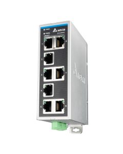 Switch Ethernet niezarządzalny DVS-008R00, 8-portowy RJ45, 10/100 Mbit/s, obud. metalowa IP40