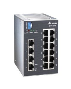 Switch Ethernet niezarządzalny DVS-016W01, 16-portowy RJ45, 10/100 Mbit/s, obud. metalowa IP40