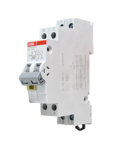 Łącznik modułowy 2-położeniowy E211X-25-20, 2NO 25A, 250V AC, podświetlany LED 230VAC