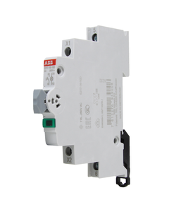 Przycisk z lampką E217-16-01D48 zielony, 1NC, 16A 250V AC, LED 12-48V AC/DC