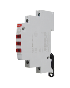 Lampka modułowa E219-3C potrójna, 3 x czerwony LED, zasilanie 230V-415V AC