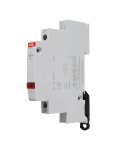 Lampka modułowa E219-C, czerwony LED, zasilanie 115-250V AC