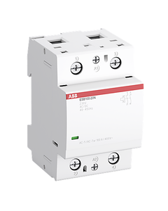 Stycznik modułowy ESB100-20N-01, 100A, 2NO, cewka 24V AC/DC, 3 moduły
