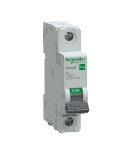 Wyłącznik nadprądowy Easy9 Pro EZ9F-B6-1, 1P char. B 6A, 6kA AC (Schneider EZ9F27106)