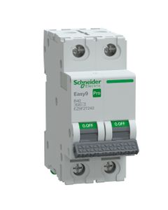 Wyłącznik nadprądowy Easy9 Pro EZ9F-B40-2, 2P char. B 40A, 6kA AC (Schneider EZ9F27240)