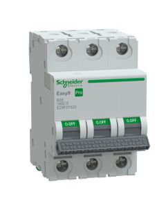 Wyłącznik nadprądowy Easy9 Pro EZ9F-B20-3, 3P char. B 20A, 6kA AC (Schneider EZ9F27320)