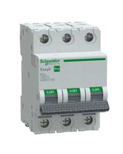 Wyłącznik nadprądowy Easy9 Pro EZ9F-B32-3, 3P char. B 32A, 6kA AC (Schneider EZ9F27332)