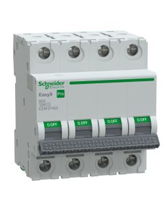 Wyłącznik nadprądowy Easy9 Pro EZ9F-B25-4, 4P char. B 25A, 6kA AC (Schneider EZ9F27425)
