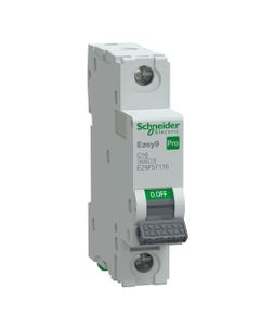 Wyłącznik nadprądowy Easy9 Pro EZ9F-C16-1, 1P char. C 16A, 6kA AC (Schneider EZ9F57116)