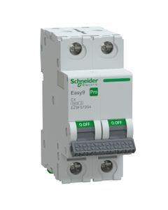 Wyłącznik nadprądowy Easy9 Pro EZ9F-C4-2, 2P char. C 4A, 6kA AC (Schneider EZ9F57204)