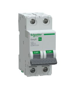 Wyłącznik nadprądowy Easy9 Pro EZ9F-C20-2, 2P char. C 20A, 6kA AC (Schneider EZ9F57220)