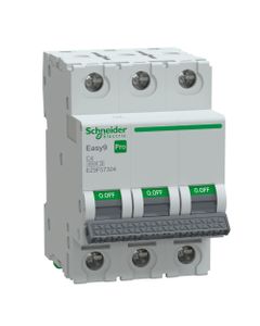 Wyłącznik nadprądowy Easy9 Pro EZ9F-C4-3, 3P char. C 4A, 6kA AC (Schneider EZ9F57304)