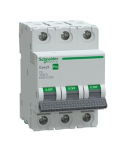 Wyłącznik nadprądowy Easy9 Pro EZ9F-C6-3, 3P char. C 6A, 6kA AC (Schneider EZ9F57306)