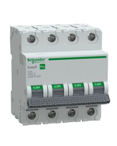 Wyłącznik nadprądowy Easy9 Pro EZ9F-C20-4, 4P char. C 20A, 6kA AC (Schneider EZ9F57420)