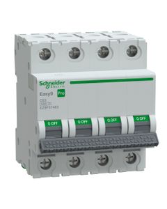 Wyłącznik nadprądowy Easy9 Pro EZ9F-C63-4, 4P char. C 63A, 6kA AC (Schneider EZ9F57463)
