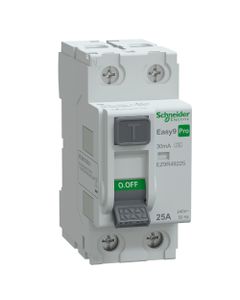 Wyłącznik rożnicowoprądowy Easy9 Pro, EZ9R-25-2-30-A, 2P 25A, 30mA, typ A (Schneider EZ9R49225)