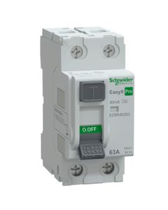 Wyłącznik rożnicowoprądowy Easy9 Pro, EZ9R-63-2-30-A, 2P 63A, 30mA, typ A (Schneider EZ9R49263)