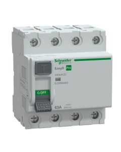 Wyłącznik rożnicowoprądowy EZ9R-63-4-300-A, 4P 63A, 300mA, typ A (Schneider EZ9R89463)