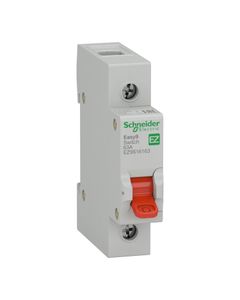 Rozłącznik modułowy EZ9S-63-1, 1NO 63A, 230V AC, dźwignia czerwona