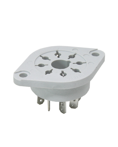 Gniazdo GOP8 szare, do przekaźników R15 2P, do lutowania, w otworze płyty