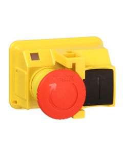 Przycisk awaryjny GV2K031 odblokowanie przez obrót, do obudowy GV2MC/GV2MP