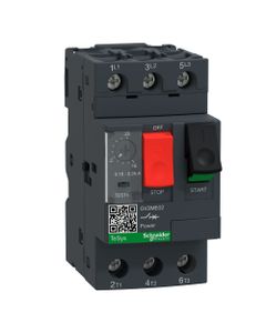 Wyłącznik silnikowy GV2ME02, 0.16-0.25A, 0,06kW, Icu 100kA, ster. przyciskami