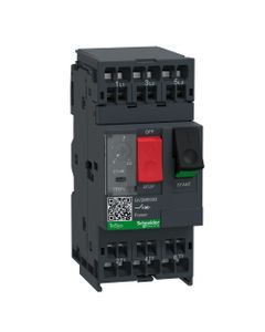 Wyłącznik silnikowy GV2ME083, 2.5-4.0A, 1,5kW, Icu 100kA, ster. przyciskami, zac. sprężynowe
