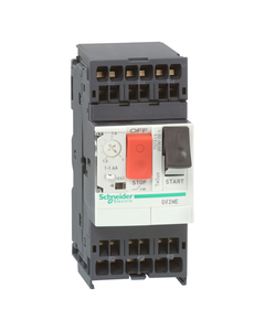 Wyłącznik silnikowy GV2ME083, 2.5-4.0A, 1,5kW, Icu 100kA, ster. przyciskami, zac. sprężynowe