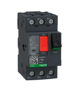 Wyłącznik silnikowy GV2ME22AP, 20-25A, 11kW, Icu 15kA, ster. przyciskami