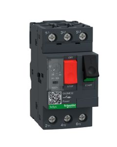 Wyłącznik silnikowy GV2ME32AP, 24-32A, 15kW, Icu 15kA, ster. przyciskami