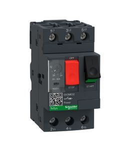 Wyłącznik silnikowy GV2ME32, 24-32A, 15kW, Icu 15kA, ster. przyciskami
