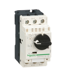 Wyłącznik silnikowy GV2P14, 6-10A, 3kW, Icu 100kA, ster. pokrętłem