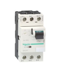 Wyłącznik silnikowy GV2RT04, 0.4-0.63A, 0.12kW, Icu 100kA, napęd dźwigniowy