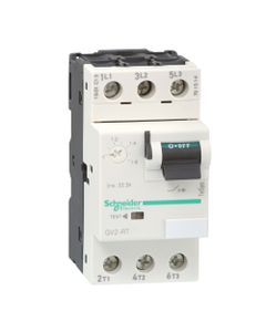 Wyłącznik silnikowy GV2RT06, 1-1.6A, 0.55kW, Icu 100kA, napęd dźwigniowy