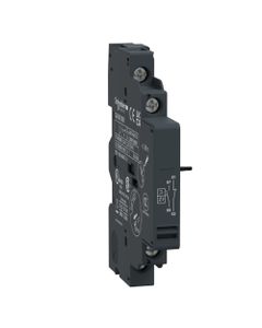 Styk sygnalizacyjny GVAD1001, 1NO sygnał awarii + 1NC bezzwłoczny, montaż boczny do wyłącznikówGV2, GV3