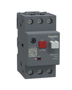 Wyłącznik silnikowy GZ1E01, 0,1..0,16A, 0,04kW, Icu 100kA, ster. przyciskami