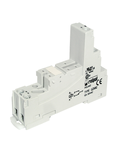 Gniazdo GZM92 szare, do przekaźników RM87N, zaciski śrubowe, na szynę DIN