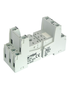 Gniazdo GZT3 szare, do przekaźników R3, R3N, zaciski śrubowe, na szynę DIN