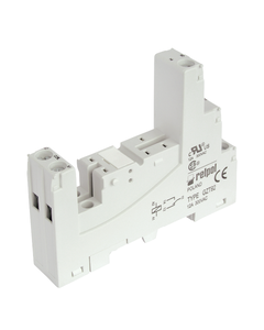 Gniazdo GZT92 szare, do przekaźników RM87N, zaciski śrubowe, na szynę DIN