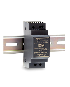 Zasilacz impulsowy HDR-30-12, 24W, 12VDC 2A, zasil. 85-264VAC, ob. modułowa