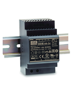 Zasilacz impulsowy HDR-60-15, 60W, 15VDC 4A, zasil. 85-264VAC, ob. modułowa