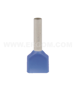 Końcówka tulejkowa HI 2X2,5/13 podwójna, izolowana (100 szt.)