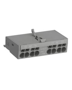 Styk pomocniczy HKF1-11K, 1NO+1NC montaż czołowy, zaciski sprężynowe Push-in, do MS132-K