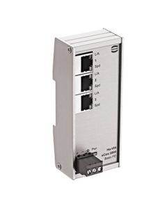 Switch Ethernet niezarządzalny Ha-VIS eCon 2030BT-A, 3-portowy RJ45, 10/100 Mbit, płaska obud. aluminiowa IP30, -40…70°C...