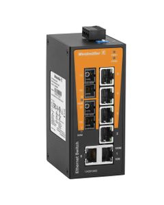 Switch Ethernet niezarządzalny IE-SW-BL08-6TX-2SC, 6-portowy RJ45; 2xSC multi-mode, 10/100 Mbit, obud. aluminiowa IP30, ...