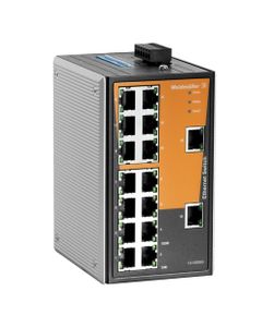 Switch Ethernet niezarządzalny IE-SW-VL16T-16TX, 16-portowy RJ45, 10/100 Mbit, obud. metalowa IP30, -40…75°C