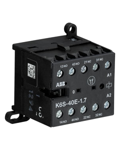 Stycznik pomocniczy K6S-40E-1.7-71, 6A, styki 4NO, cewka 24V DC